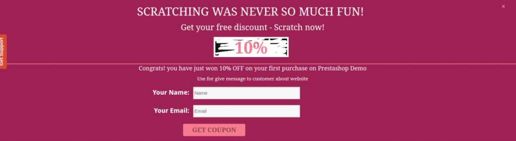 discount coupon code